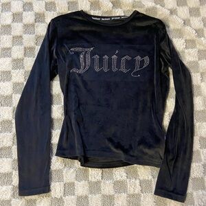Juicy Couture Black Long Sleeve Top